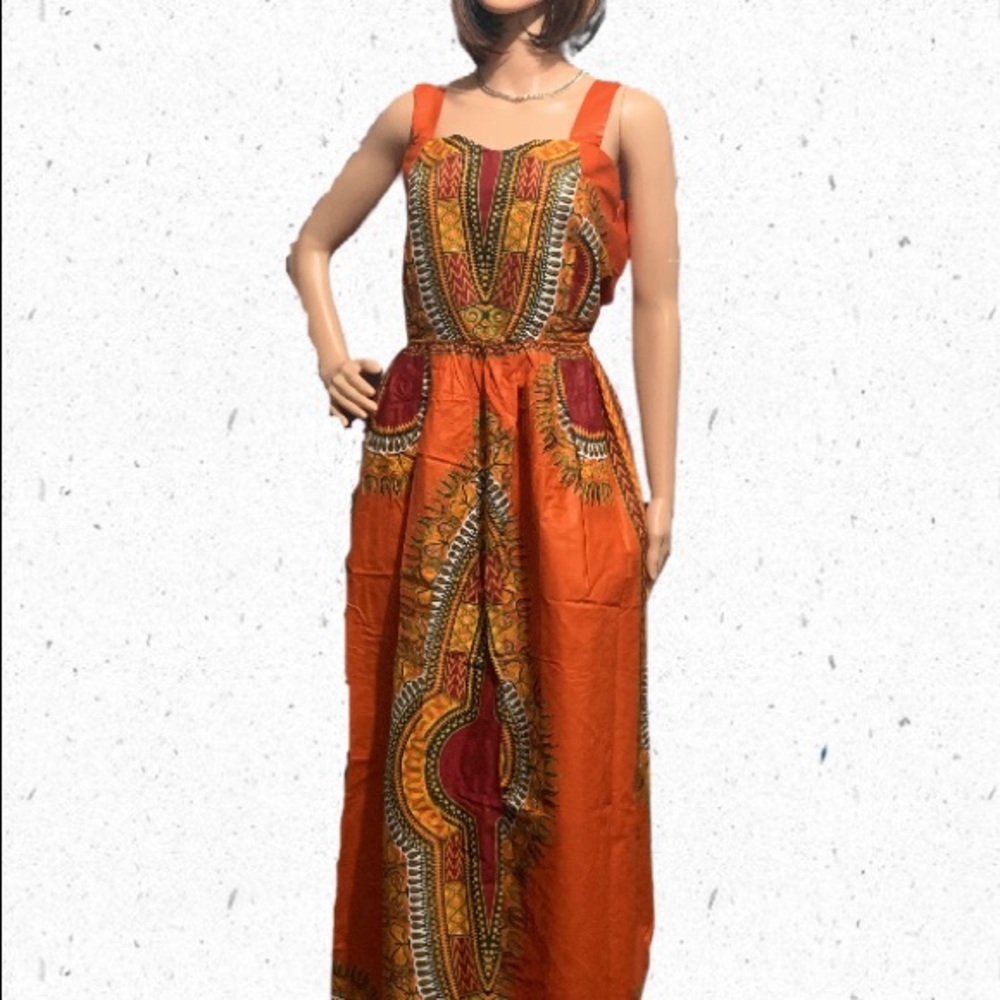 GATHERED WAIST DRESS - Picture 10 of 11